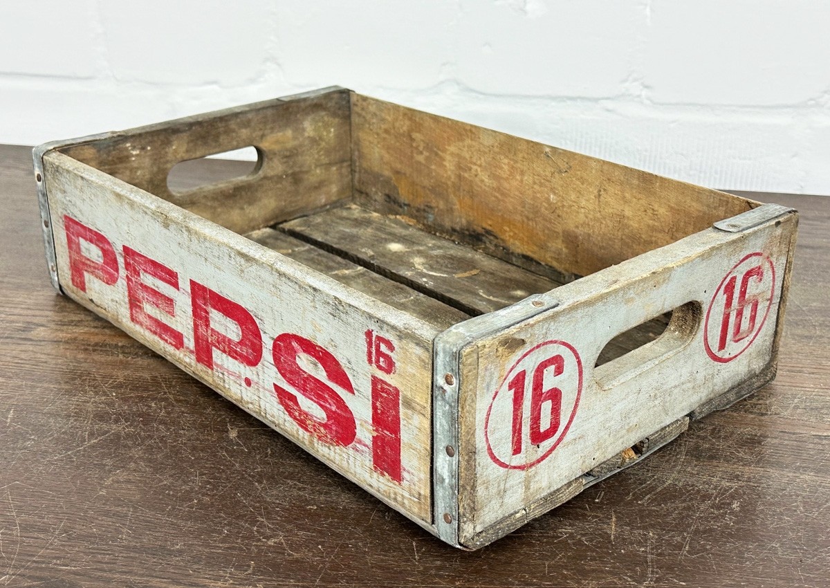 Original Soda Crate - Pepsi Cola Getränkekiste