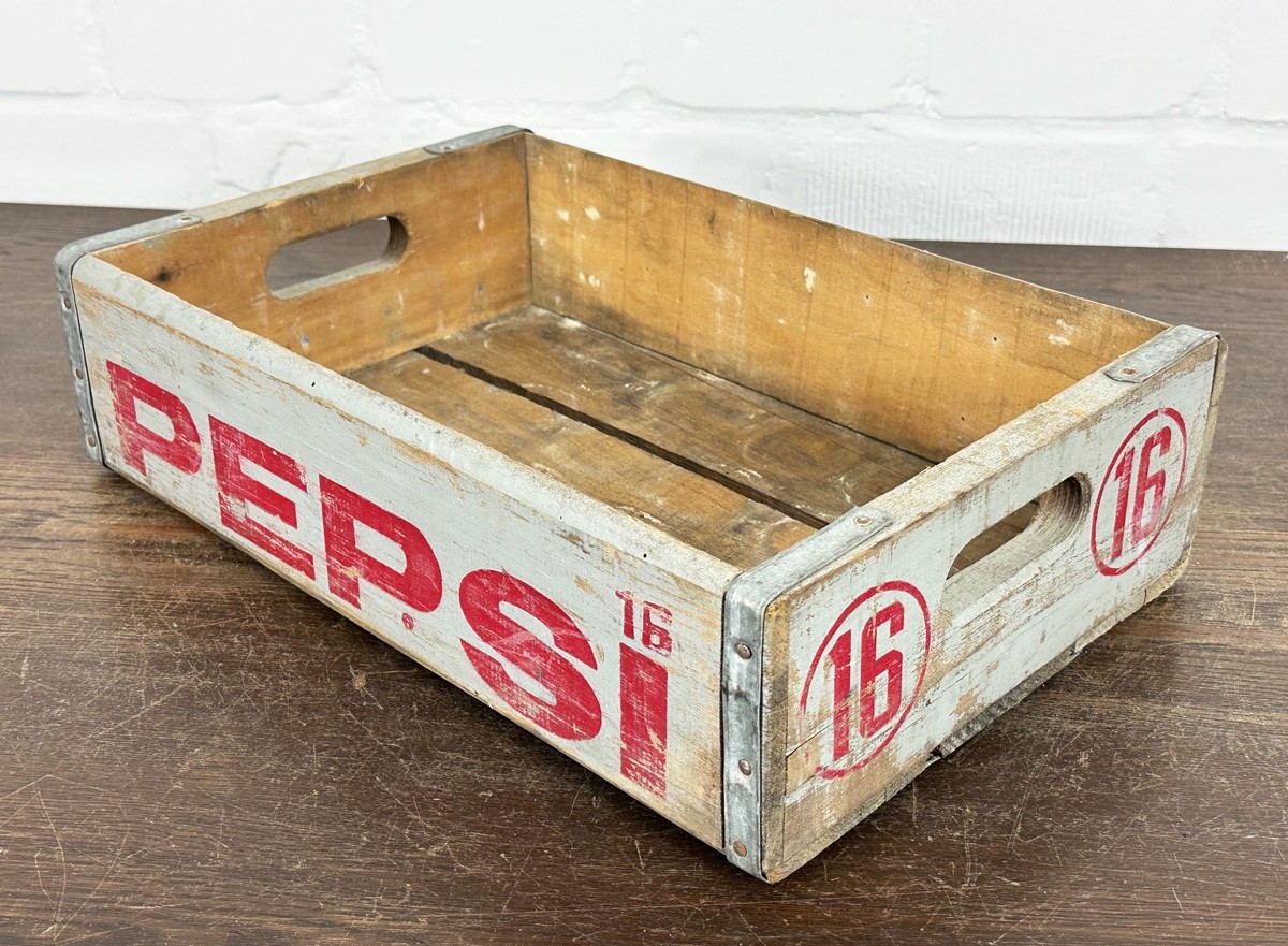 Original Soda Crate - Pepsi Cola Getränkekiste