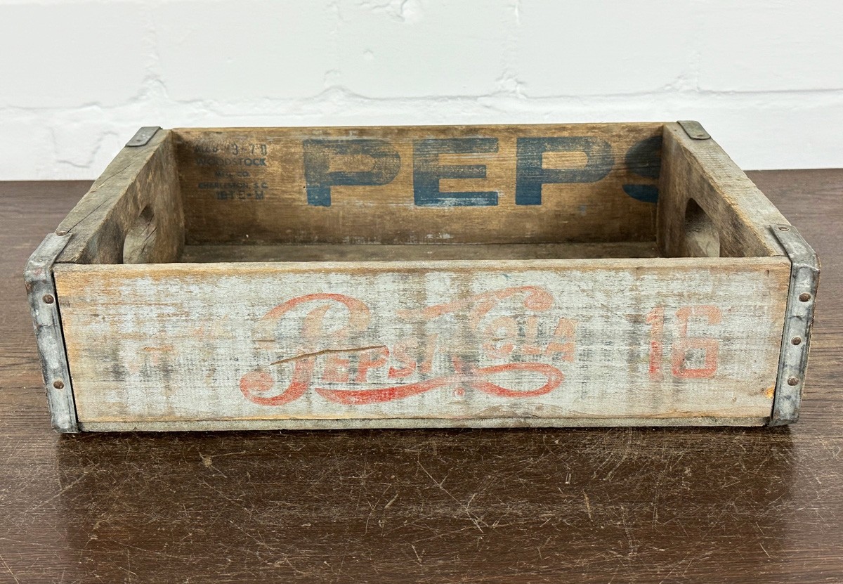 Original Soda Crate - Pepsi Cola Getränkekiste