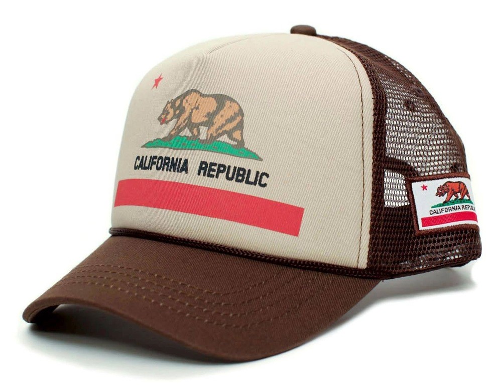 Retro Cap - California Flag Trucker Cap