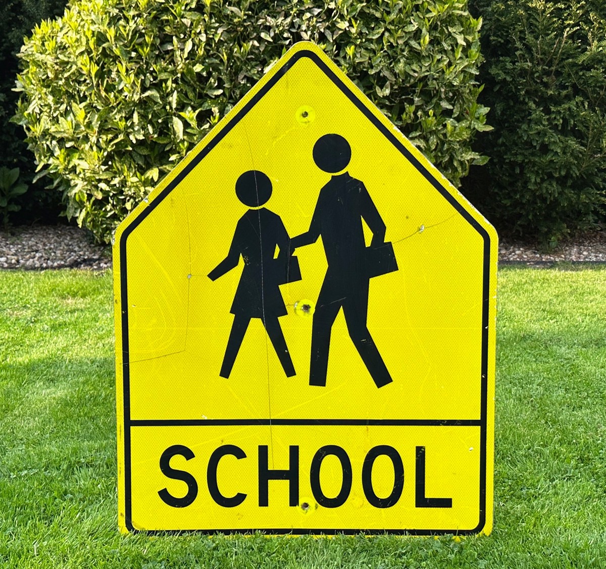 XXL School - Attention Verkehrsschild