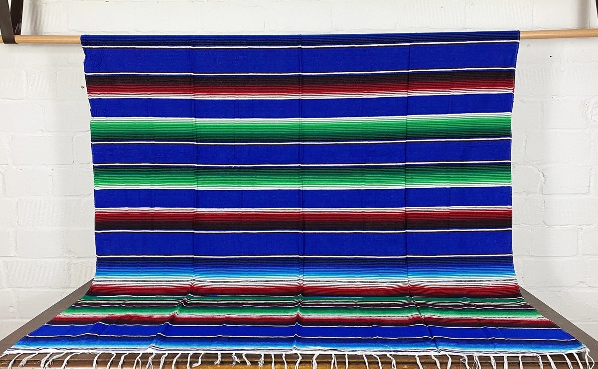 Viva Mexico Serape Blanket Decke L