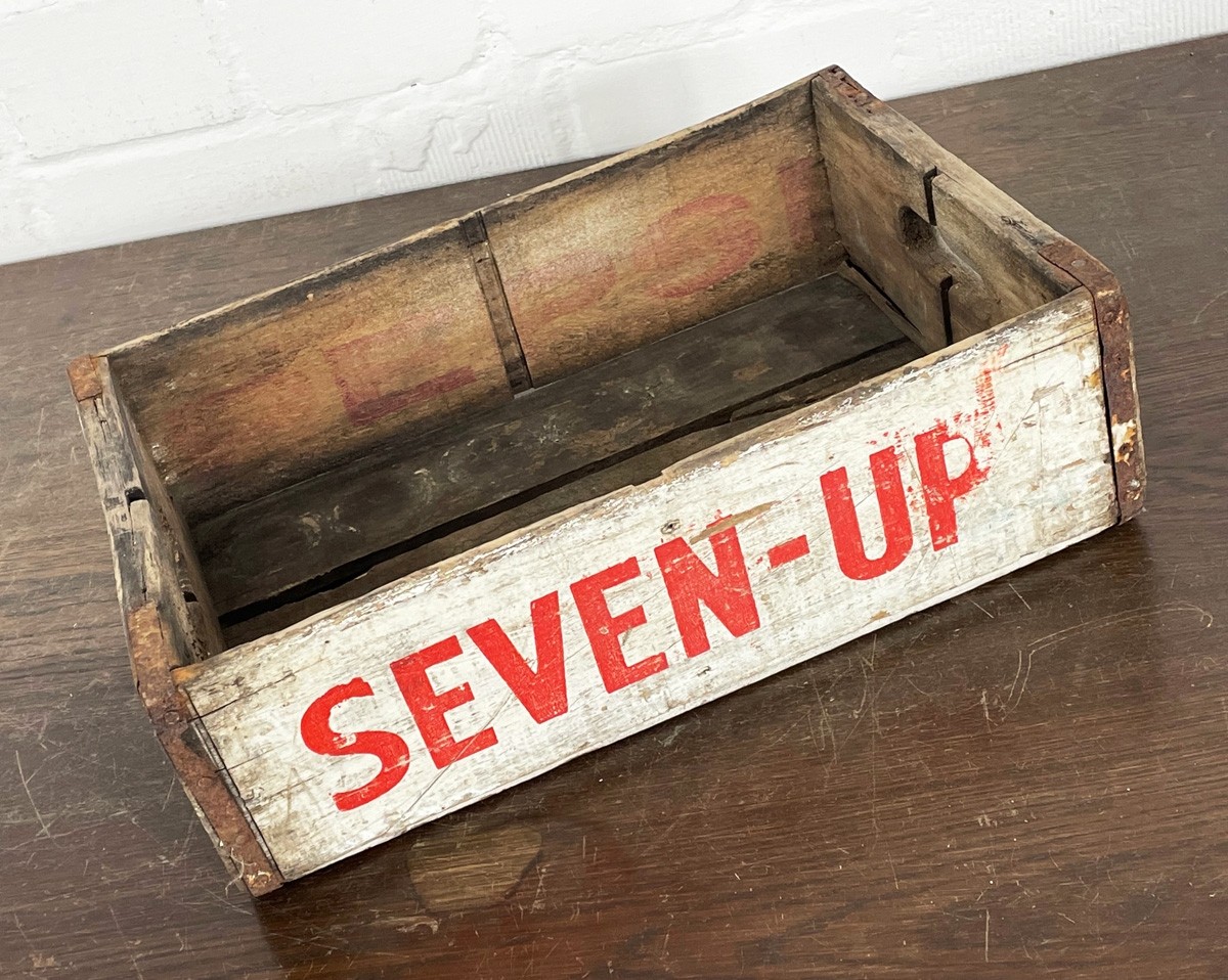 Original Soda Crate - Seven Up Getränkekiste