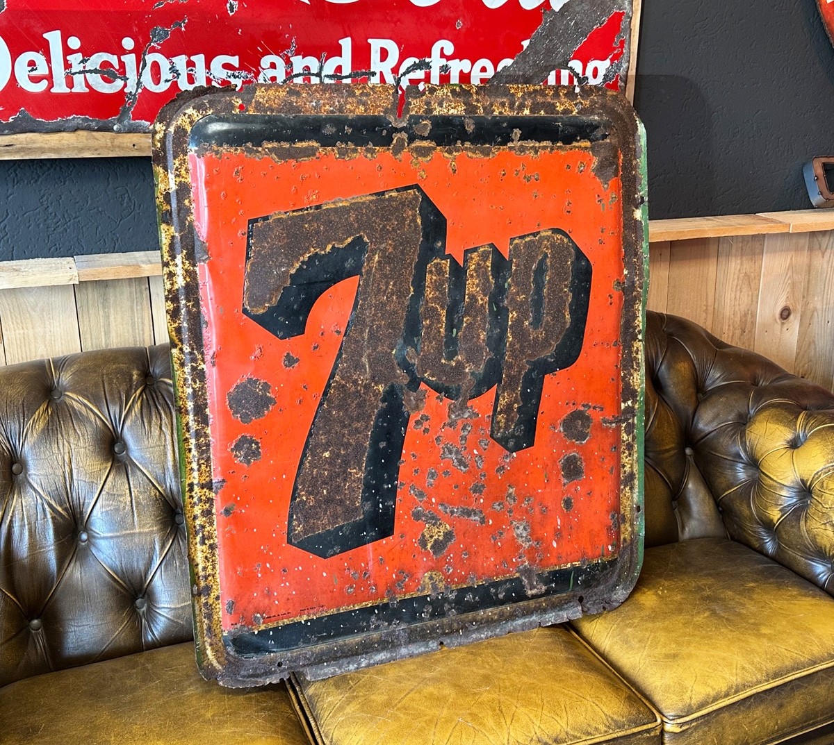 1950s Seven Up Schild