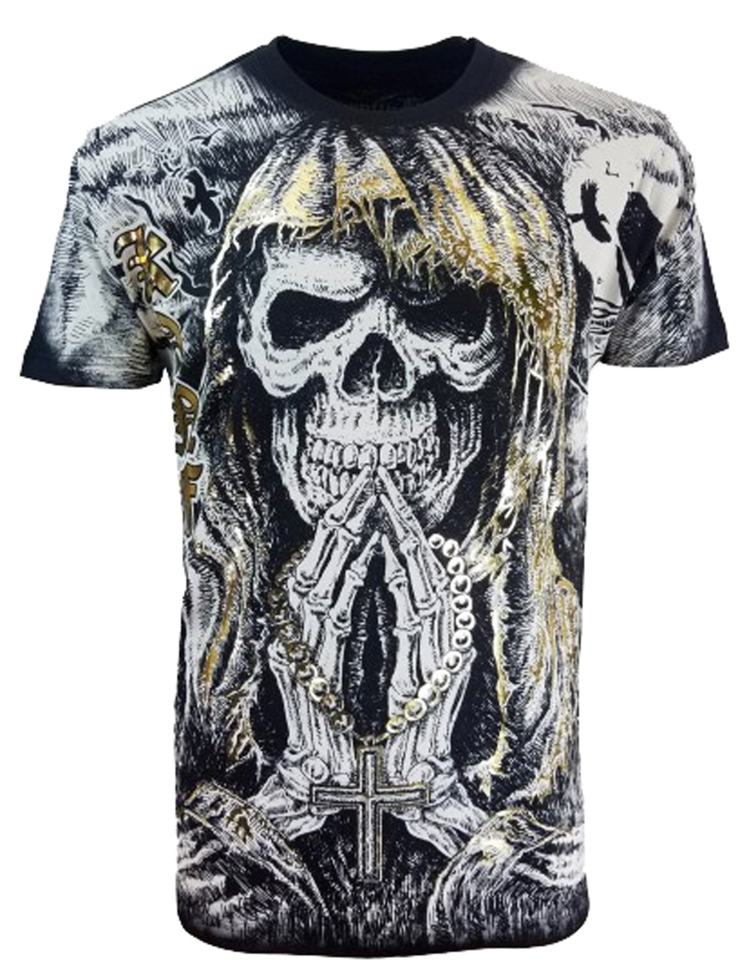 Konflic Clothing - Sinner Skull T-Shirt