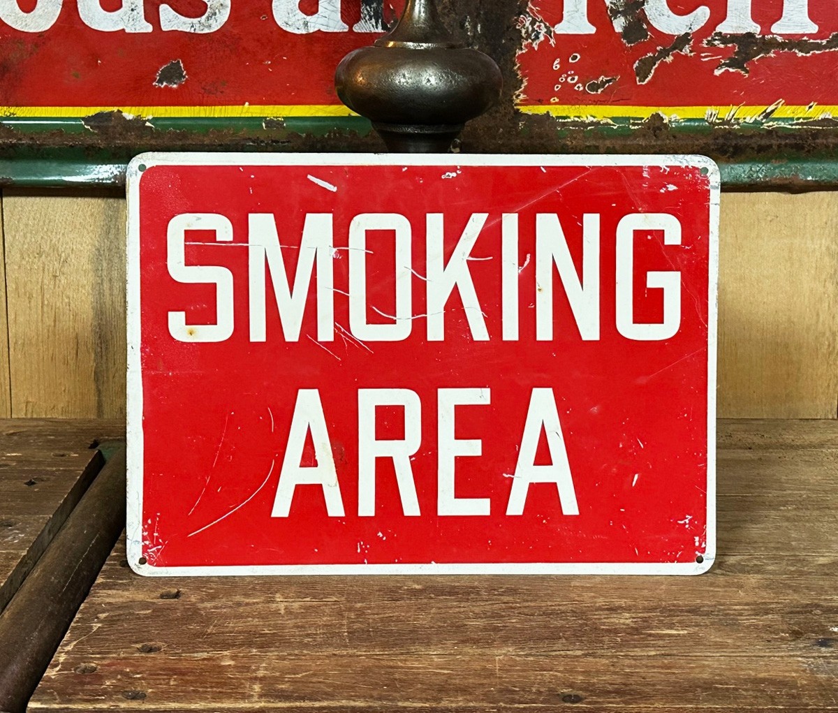 Smoking Area Schild