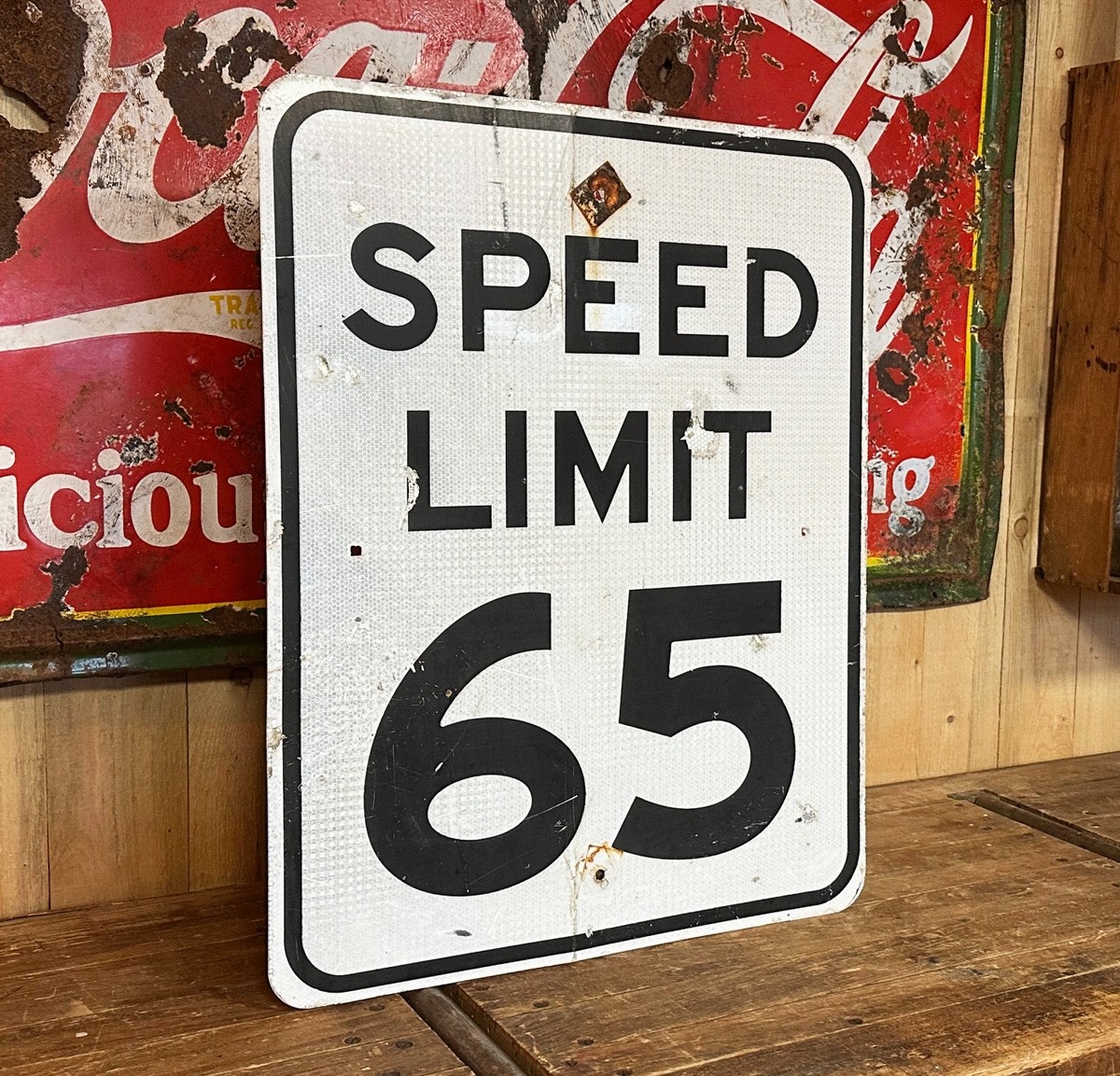 Speed Limit 65 Verkehrsschild
