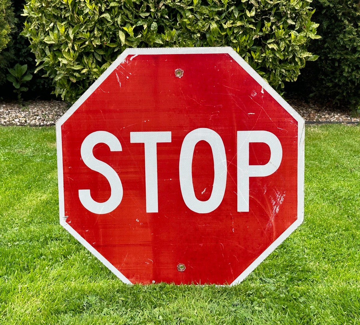 Stop Verkehrsschild