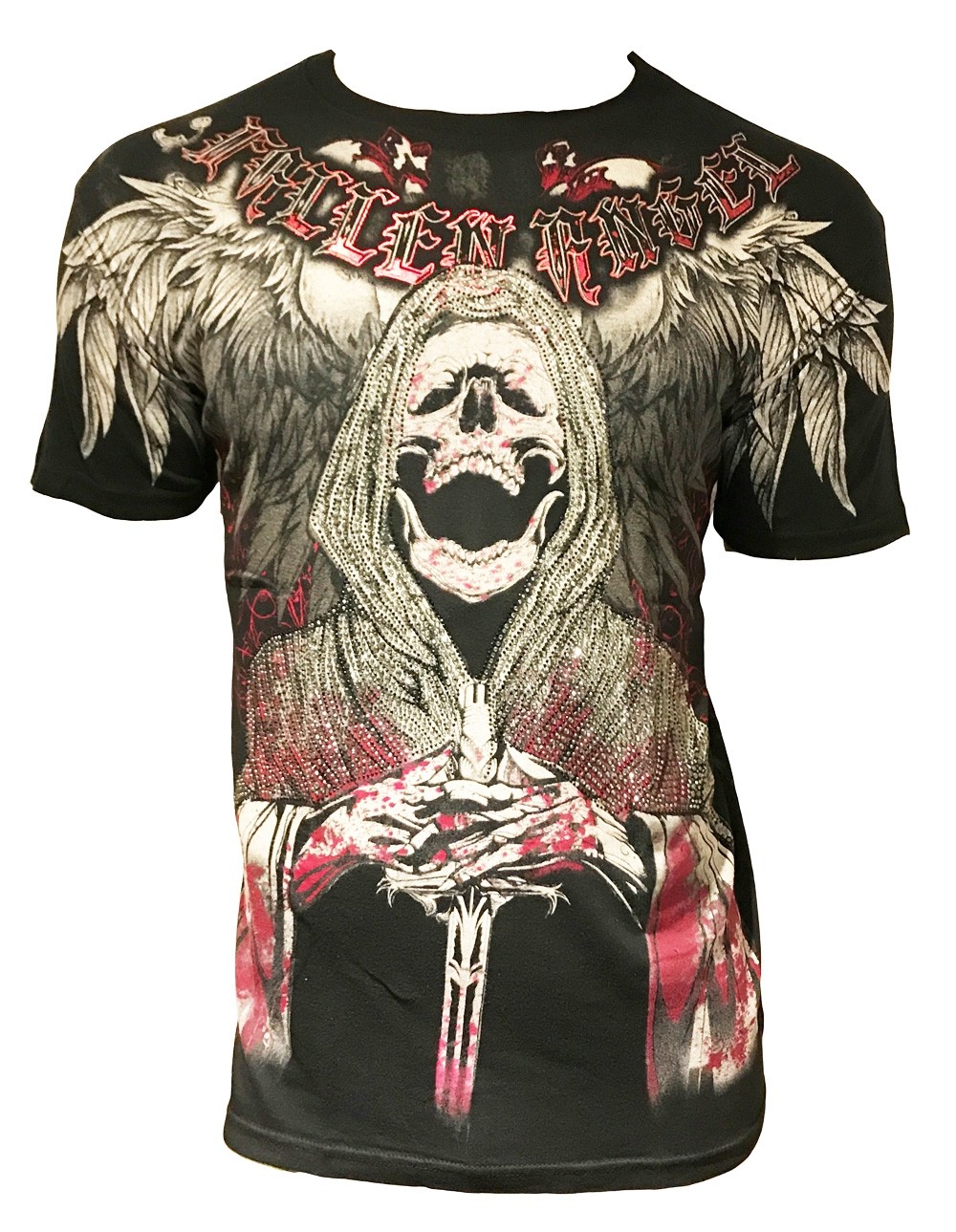 Xzavier - The Reaper Rhinestones/Strass T-Shirt 