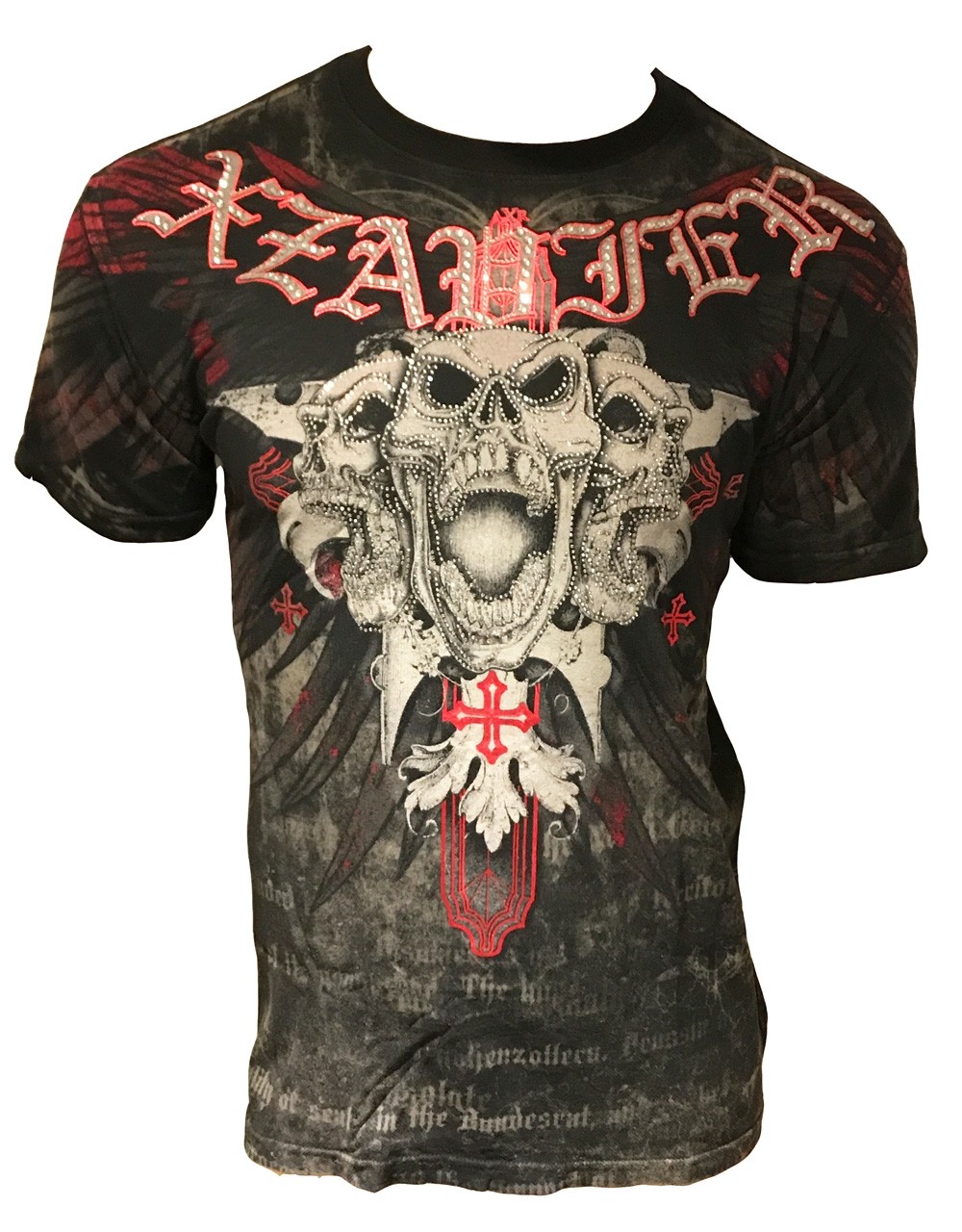 Xzavier - Triple Death Rhinestones/Strass T-Shirt