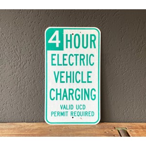 4 Hour Electric Vehicle Charging Verkehrsschild