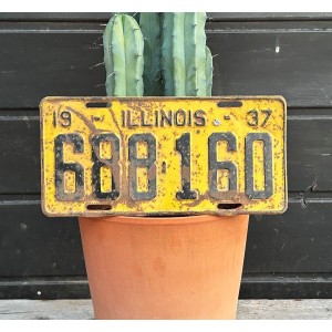 1937 Illinois Kennzeichen