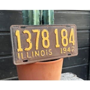 1942 Illinois Kennzeichen