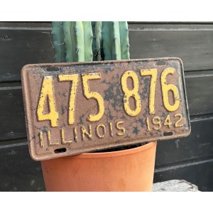 1942 Illinois Kennzeichen