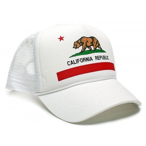 Retro Cap - California Flag Trucker Cap