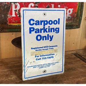 Carpool Parking Only Verkehrsschild