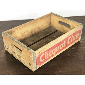 Original Soda Crate - Clicquot Club Getränkekiste