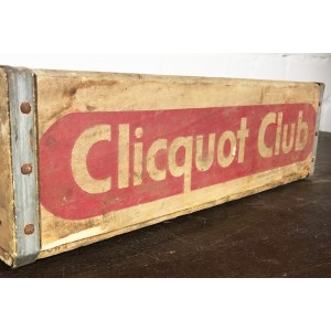Original Soda Crate - Clicquot Club Getränkekiste