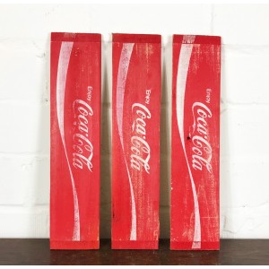 3x Original Coca Cola Getränkekistenbrett