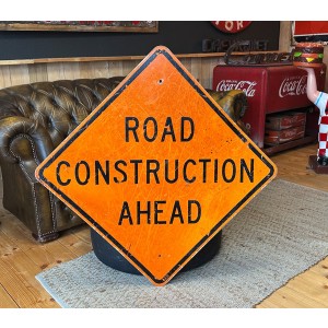 XL Road Construction Ahead Schild