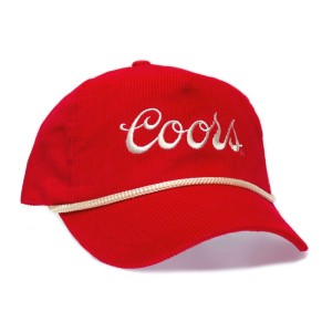Coors Cord Snapback Cap