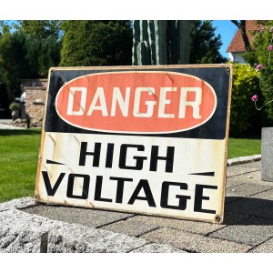 XL Danger - High Voltage Emailschild