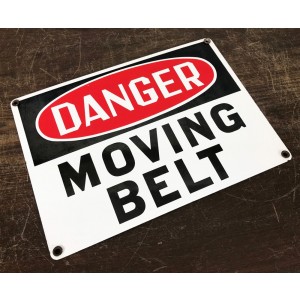 Original USA Schild - Danger Emailleschild
