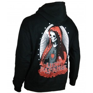 Lucky Bastards - Deliver Us from Evil Zipper Hoodie Back