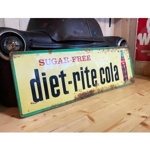 1960´s Diet-Rite Cola Schild