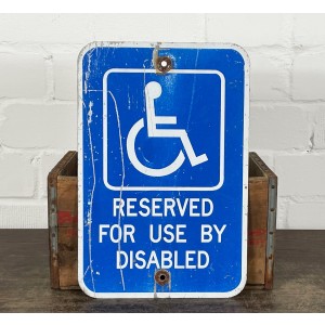 Reserved for Disabled Parking Verkehrsschild