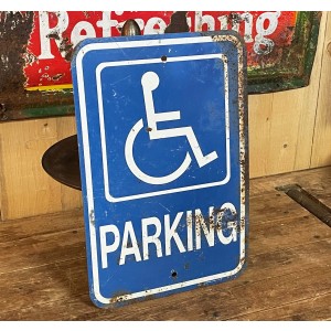 Disabled Parking Verkehrsschild