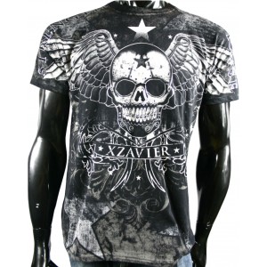 Xzavier - Star Gazer Skull T-Shirt Front