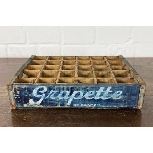Original Soda Crate - Grapette Soda Getränkekiste