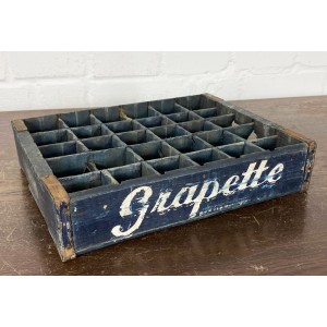 Original Soda Crate - Grapette Soda Getränkekiste