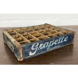 Original Soda Crate - Grapette Soda Getränkekiste