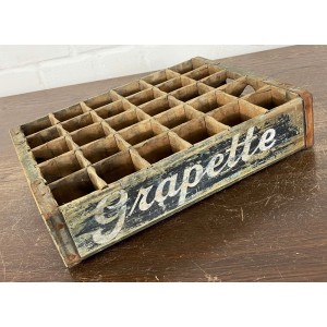 Original Soda Crate - Grapette Soda Getränkekiste