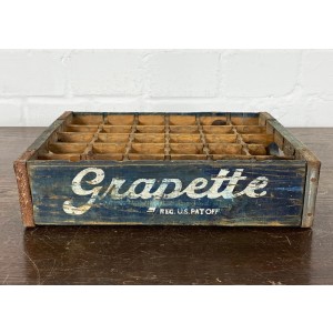 Original Soda Crate - Grapette Soda Getränkekiste