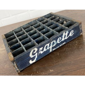Original Soda Crate - Grapette Soda Getränkekiste