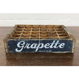 Original Soda Crate - Grapette Soda Getränkekiste