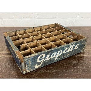 Original Soda Crate - Grapette Soda Getränkekiste