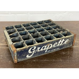Original Soda Crate - Grapette Soda Getränkekiste