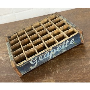 Original Soda Crate - Grapette Soda Getränkekiste