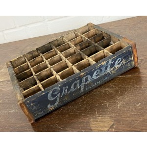 Original Soda Crate - Grapette Soda Getränkekiste
