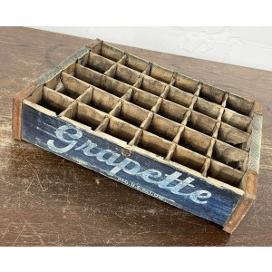 Original Soda Crate - Grapette Soda Getränkekiste