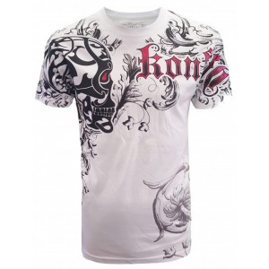Konflic Clothing - Skull Shied T-Shirt Front