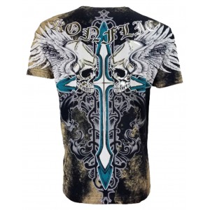 Konflic Clothing - Winged Skulls T-Shirt