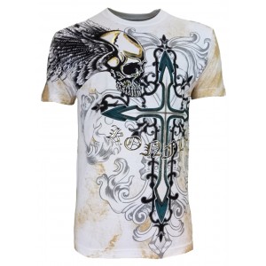 Konflic Clothing - Winged Skulls T-Shirt