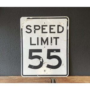 Speed Limit 55 Verkehrsschild