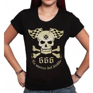 La Marca Del Diablo - LMDD Logo Skull T-Shirt Front