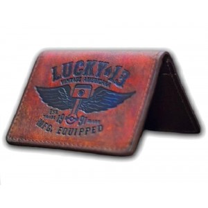 Lucky 13 - Winged Piston Card Holder